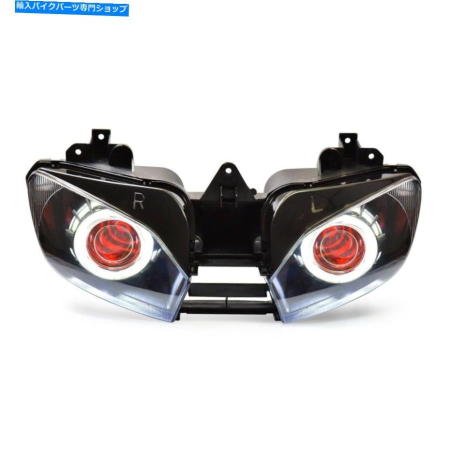 ヘッドライト ヤマハYZF R6 1999 00 01 2002赤のKT LEDヘッドライトアセンブリ KT LED Headlight Assembly for Yamaha YZF R6 1999 00 01 2002 Red :usdm 3953 2056:rewrite store