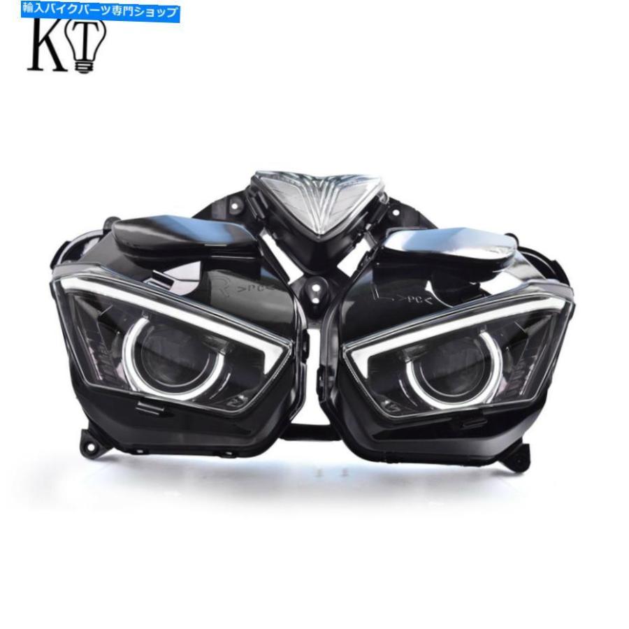 ヘッドライト ヤマハR25 R3 2015- 2018 V2のためのKTフルLEDヘッドライトアセンブリ KT Full LED Headlight Assembly for Yamaha R25 R3 2015- 2018 V