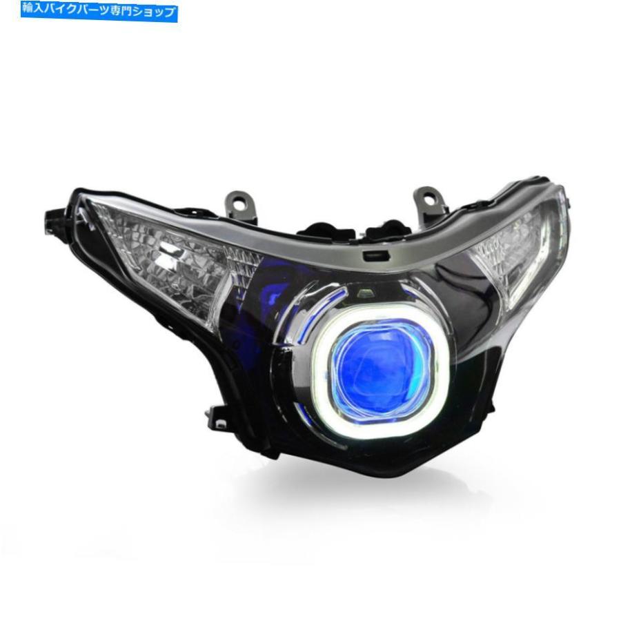 前照灯 ホンダCBR250R 2011-2016 BlueのKT LED前照灯協議会 KT LED Headlight Assembly for Honda CBR250R 2011-2016 Blue 車、バイク、自転車-その他ライト