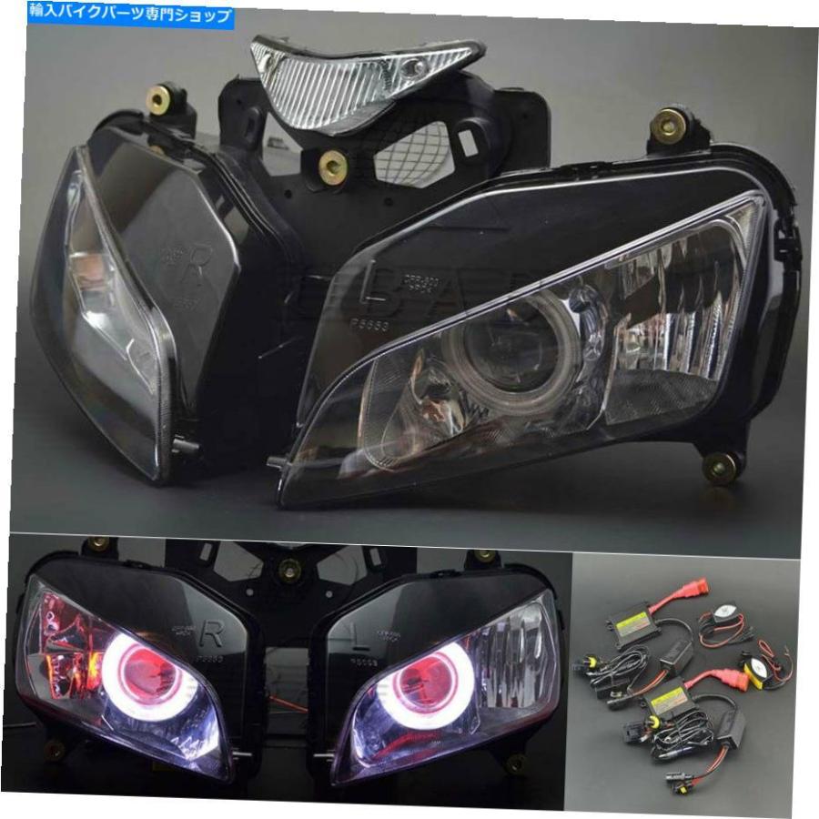 ヘッドライト ホンダCBR 1000 04-07のための新しい悪魔の天使の目のヘッドライトアセンブリのプロジェクターランプ New Demon Angel Eye Headlight As