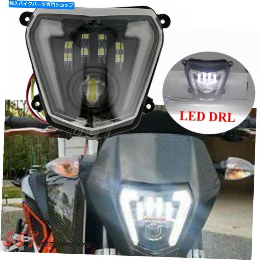 ヘッドライト LEDのヘッドライトアセンブリの日ランニングライトエンジェルアイの目のDRL for Enduro 690R 690 LED Headlight Assemblies Day Running