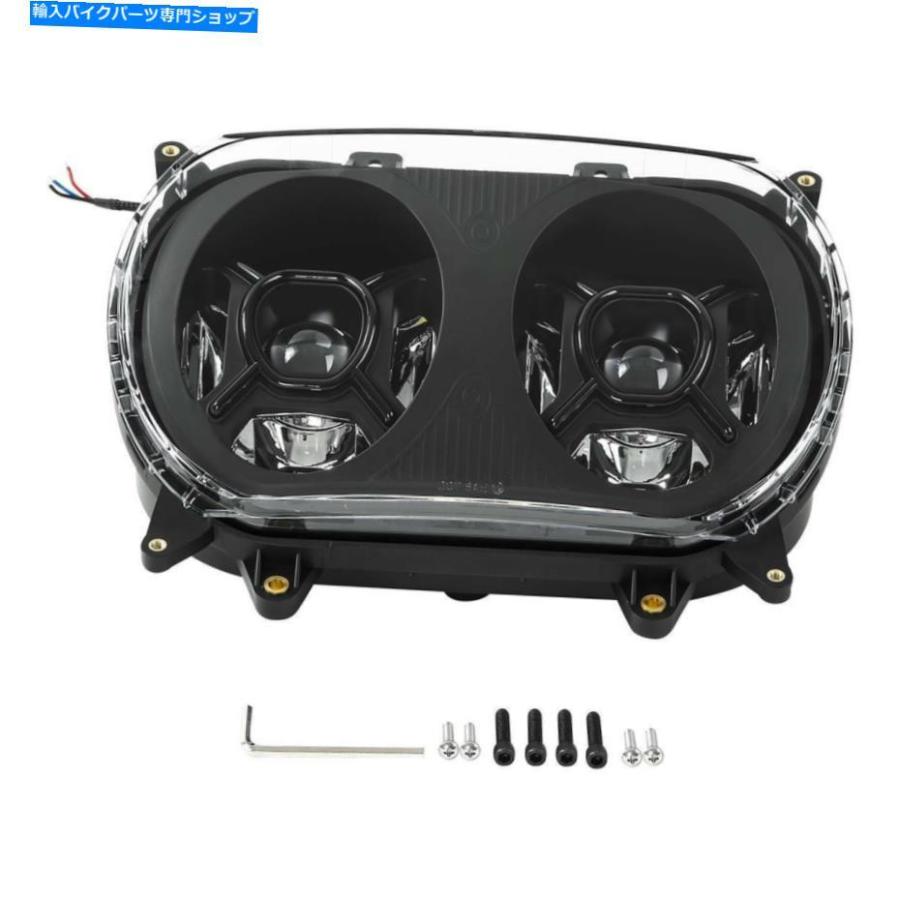ヘッドライト ハーレーツーリングロードグライド15-21のための6500LM