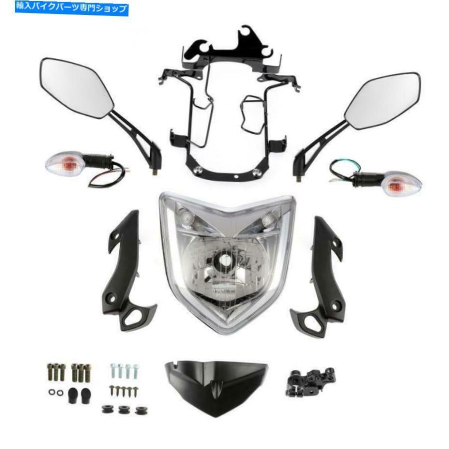 ヘッドライト ヘッドライトアセンブリヘッドライトアセンブリセットヤマハFZ1N 2006-2012 Head Light Assembly Headlight Assembly Set Turn Light Fo
