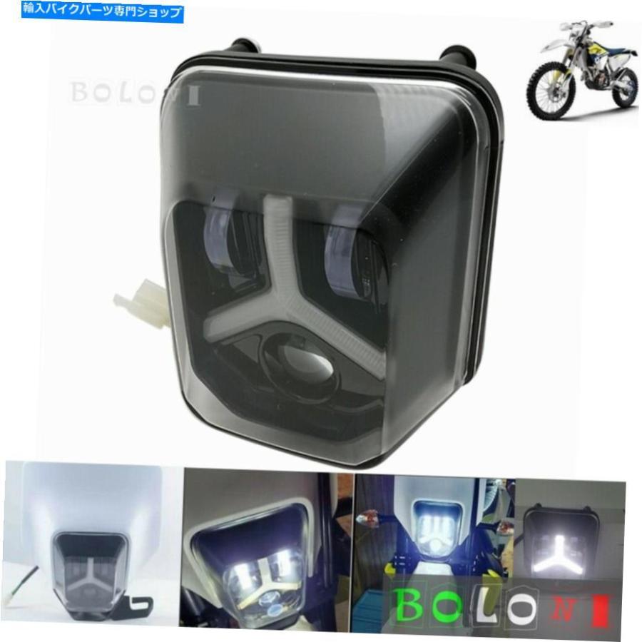 ヘッドライト FE 250 350 450 501 TE 150 250 300用オートバイヘッドライトヘッドランプ Motorcycle Headlight Headlamp For FE 250 350 450 501 TE 1