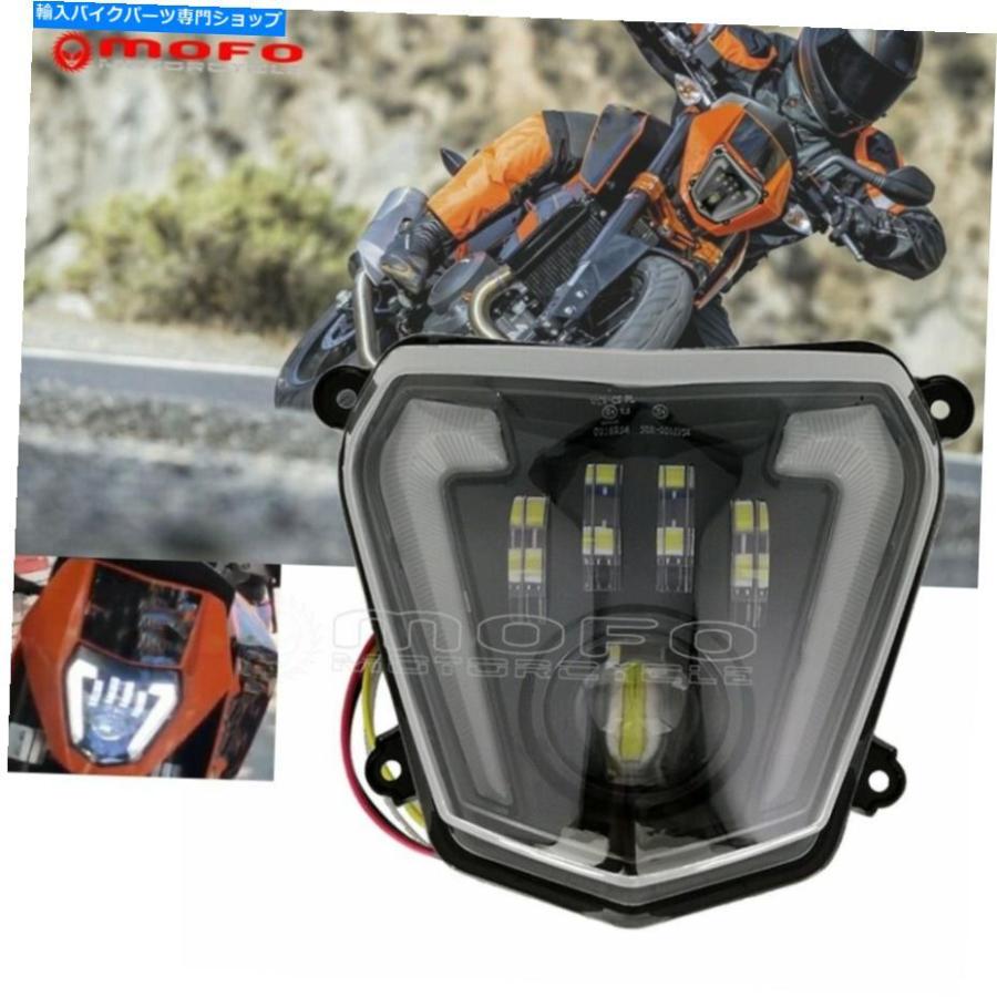ヘッドライト ニェイクオートバイLEDヘッドライトアセンブリDRLランプは690 2012-2019 2013-2017 Nake Motorcycle LED Headlight Assembly DRL Lamp F