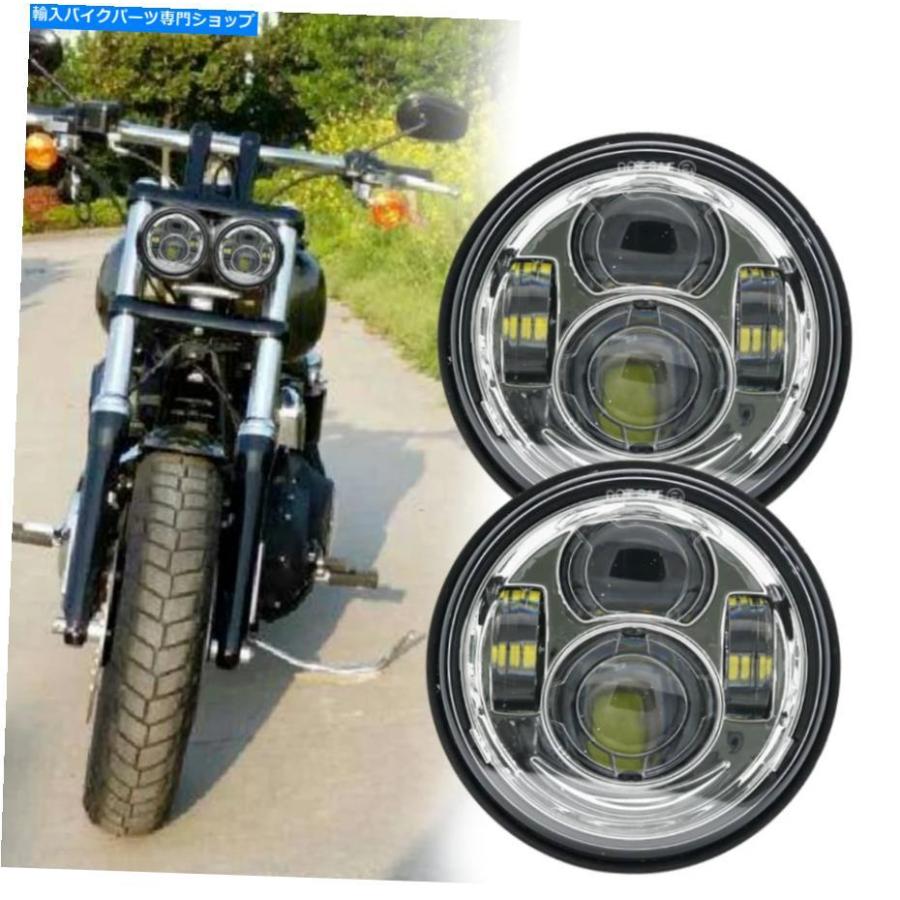 ヘッドライト Harley Davidson Fat Bob FXDFのためのLEDデイメーカーヘッドライト LED Daymaker Headlights for Harley Davidson Fat Bob FXDF