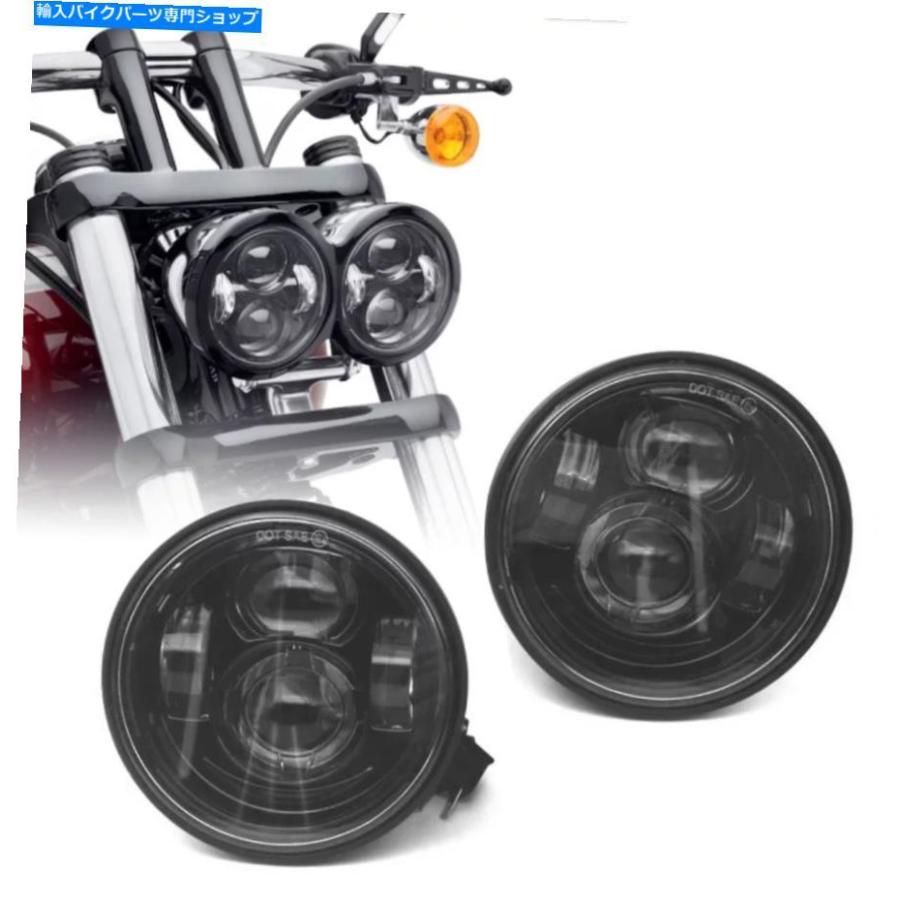 ヘッドライト Harley Davidson Fat Bob FXDFのためのLEDデイメーカーヘッドライト LED Daymaker Headlights for Harley Davidson Fat Bob FXDFの画像