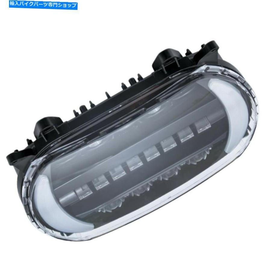 ヘッドライト フロントLEDのヘッドライトプロジェクターランニングライトはハーレーロードグライドFltrx 15-20 Front LED Headlight Projector Runninの画像