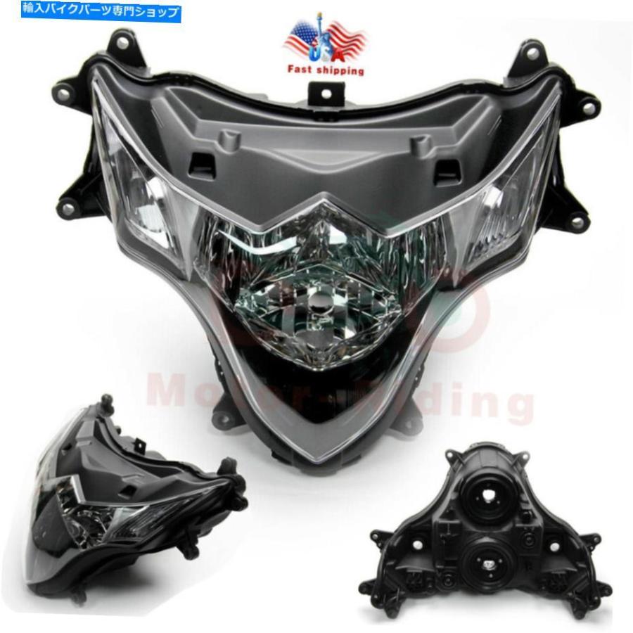 ヘッドライト ヘッドライトアセンブリヘッドランプライトフィット鈴木GSXR1000 K9 2009-2016 GSX-R1000 Headlight Assembly Headlamp Light Fit for Sの画像