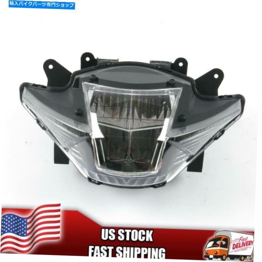 ヘッドライト 鈴木2017-2018 GXSR125 D008のためのMTフロントオートバイヘッドライトヘッドランプフィット MT Front Motorcycle Headlight Headlamp F