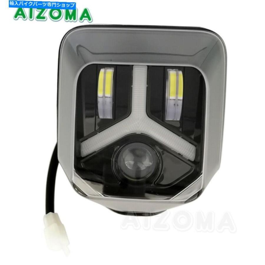 ヘッドライト FE 250 350 450 501 TE用LEDヘッドライトアセンブリヘッドランプ LED Headlight Assembly Headlamp with DRL for FE 250 350 450 501 TE_1