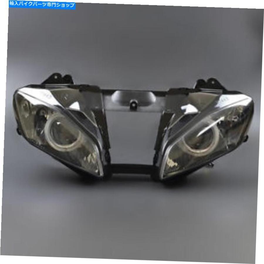 ヘッドライト ヤマハYZF R6 2006-2007のためのブルーの悪魔の天使の目の前面のヘッドライトの組み立て Blue Demon Angel Eye Front Headlight Assemblの画像