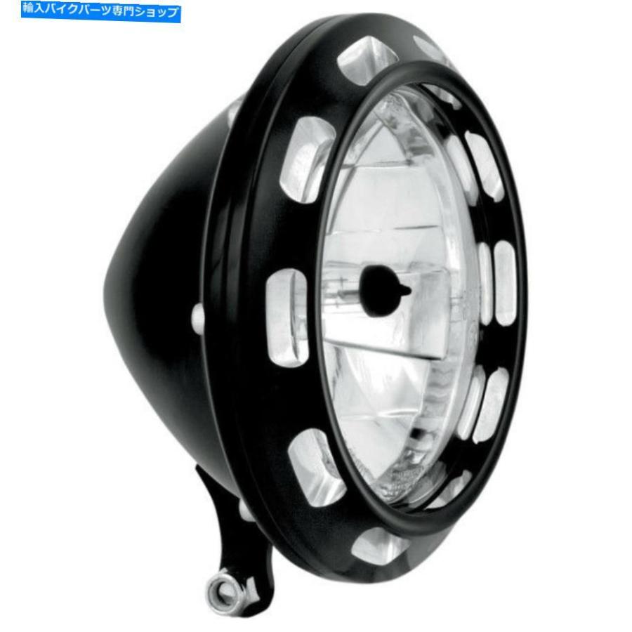 ヘッドライト PM 5-3 / 4 ''コントラストカットApex VisionヘッドライトH4電球0207-2004APX-BM PM 5-3/4'' Contrast Cut Apex Vision Headlight H4 Bu