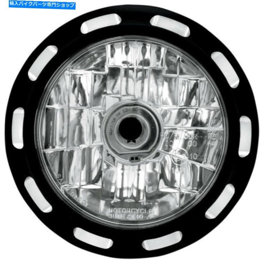 ヘッドライト PM 5-3 / 4 ''コントラストカットApex VisionヘッドライトH4電球0207-2004APX-BM PM 5-3/4'' Contrast Cut Apex Vision Headlight H4 Buの画像