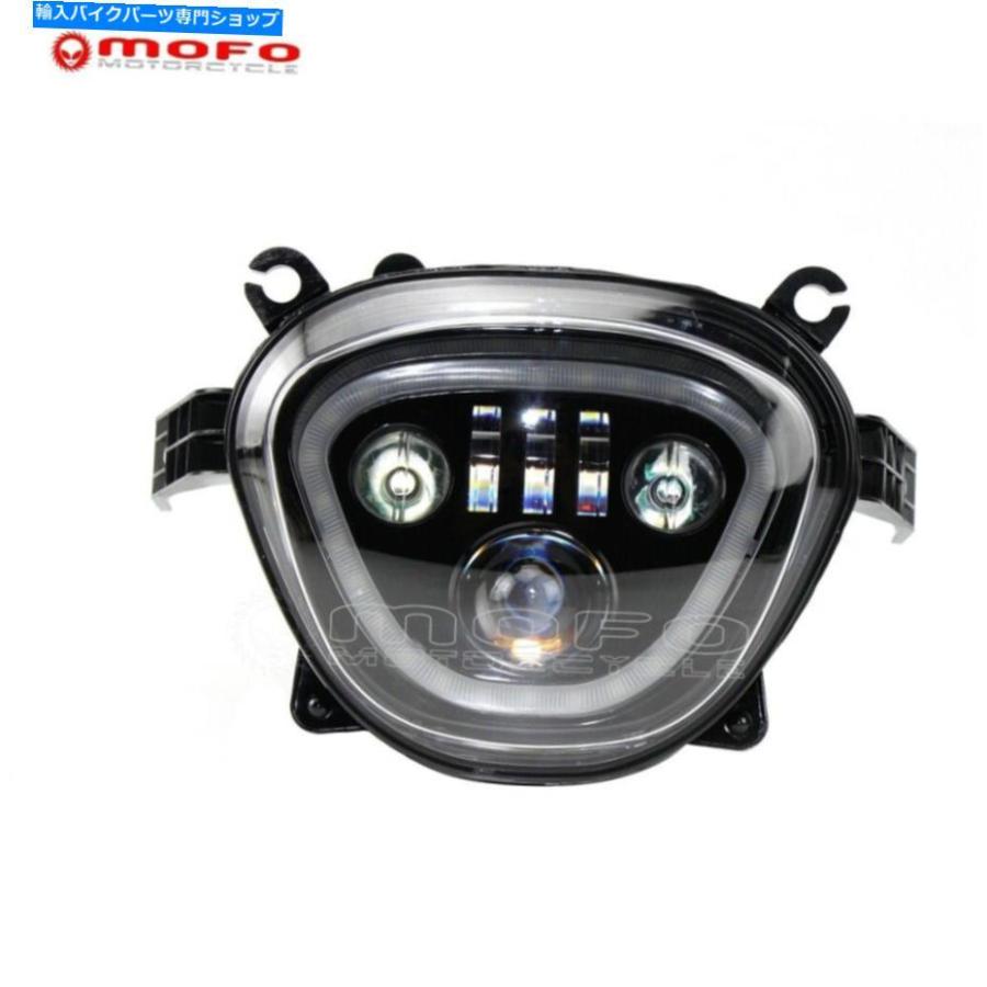 ヘッドライト LEDヘッドライトDRL Angel EyeヘッドランプアセンブリBoulevard M109R VZR1800 VZ1500 LED Headlight DRL Angel Eye Headlamp Assembly_2