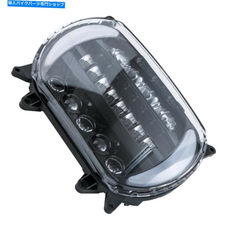 ヘッドライト ハーレーロードグライド2015-2020のためのLEDヘッドライトプロジェクターフロントターン信号ライト LED Headlight Projector Front Turnの画像