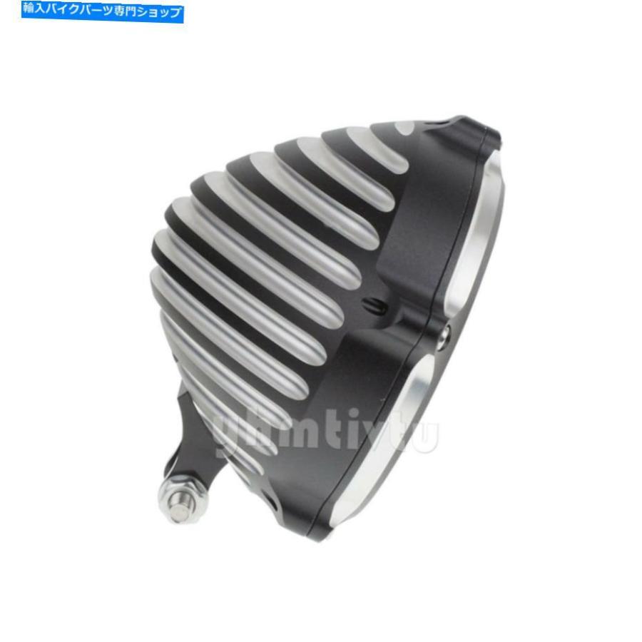 ヘッドライト 5.75 ''ヘッドライトカバーw /下のマウント構成フィットFXSTC FXST DYNA 5.75'' Headlight Cover w/ Bottom Mount Configuration Fit Fo