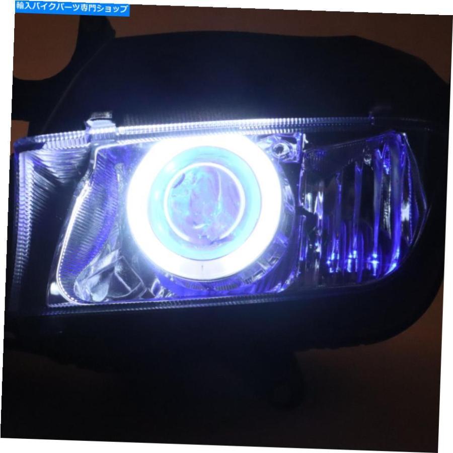 ヘッドライト MFフロントヘッドライトブルーエンジェルアイフィットホンダ2013-2018 CBR600RR F5 S004 MF Front Headlight Blue Angel Eye Fit for Hoの画像