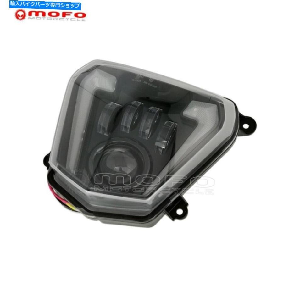 ヘッドライト オートバイLED Angel Eye Headlight DRLプロジェクター690 690R 2017 Motorcycle LED Angel Eye Headlight DRL Projector For 690 690Rの画像