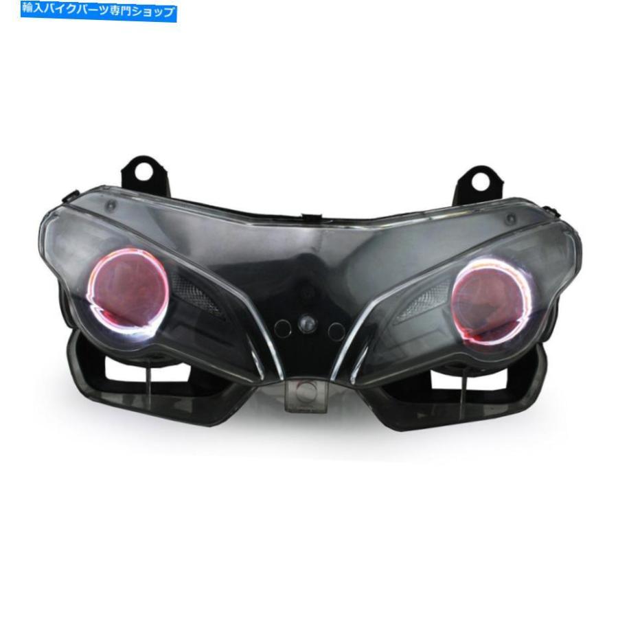 ヘッドライト KT LED Angel Eye Hid Headlightアセンブリのための隠しアセンブリのためのアセンブリ848 2008 2013赤 KT LED Angel Eye HID Headlight