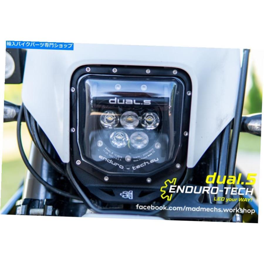 ヘッドライト ブラックデュアル501 501 300 450 250 enduro Supermoto