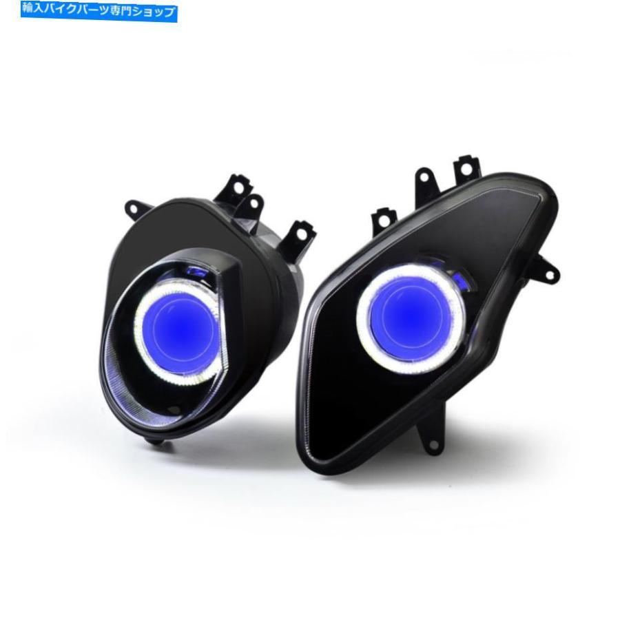 前照灯 KT HID LED前照灯協議会BWM HP4 2013 2014青碧 KT HID LED Headlight Assembly for BWM HP4 2013 2014 Blue ライト、レンズ-自動車-その他ライト