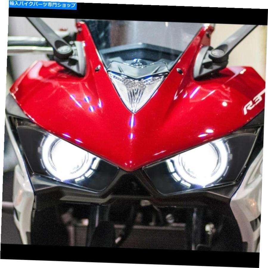 ヘッドライト ヤマハYZF R25 2015年2017年20172018ブルー用KT LED