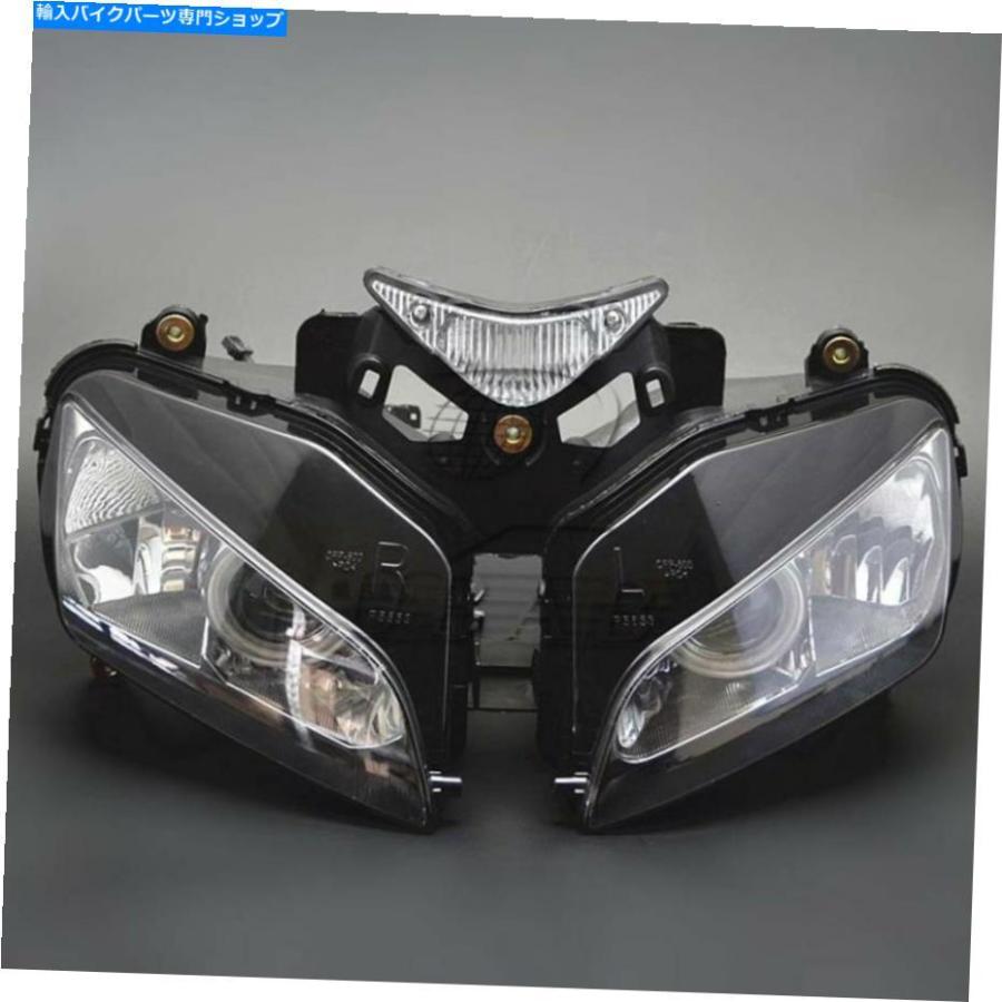 ヘッドライト ヘッドライトアセンブリHalo Ring Angel Eye HIDプロジェクター+ホンダCBR1000RR用バラスト Headlight Assembly Halo Ring Angel Eye HI
