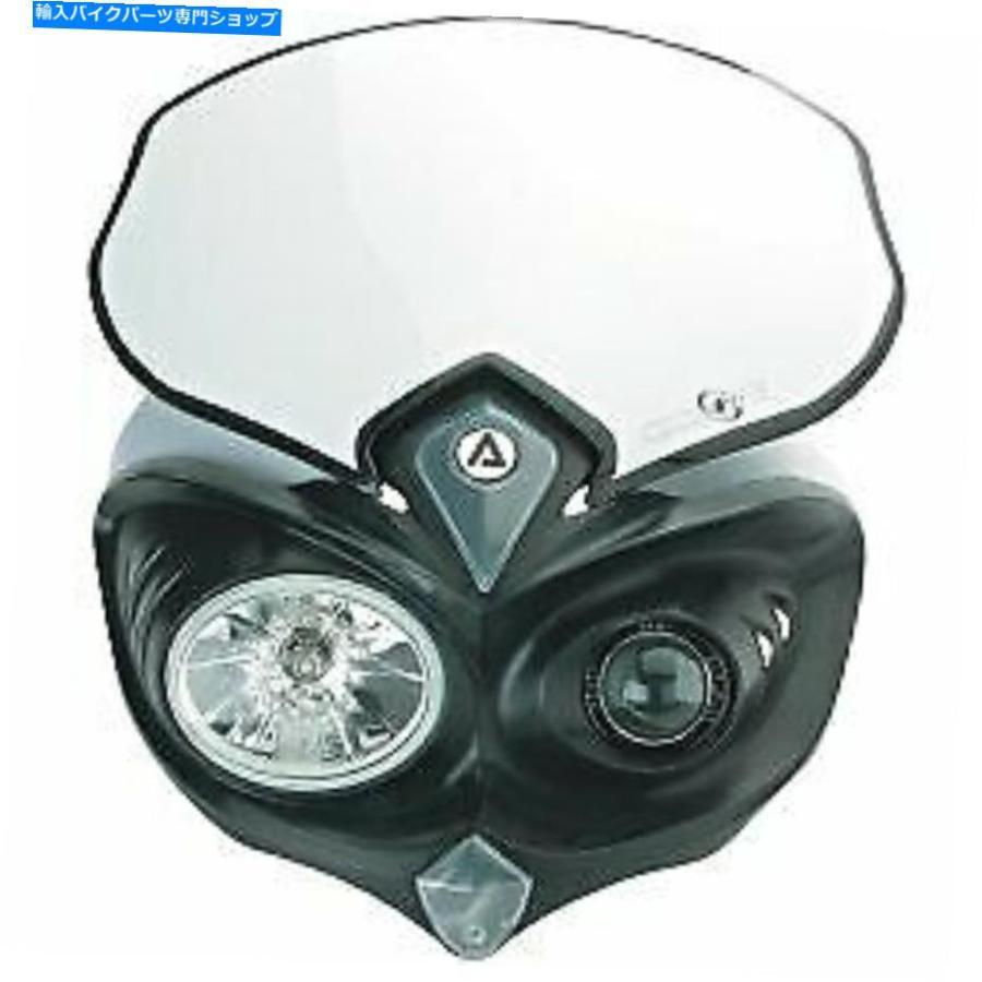 ヘッドライト Acerbis Cyclopsヘッドライト、ブラック2042690001 Acerbis Cyclops Headlight, Black 2042690001