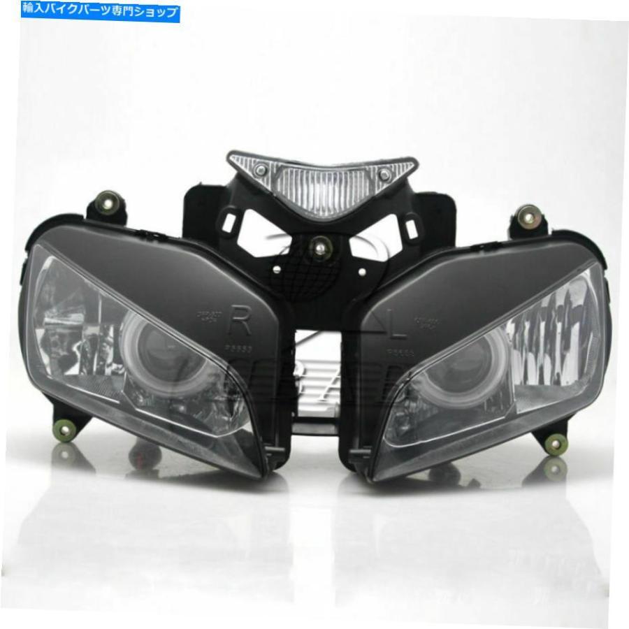 ヘッドライト エンジェルアイハイドプロジェクターデモンアイヘッドライトアセンブリ04-07ホンダCBR1000RR Angel Eye HID Projector Demon Eye Headliの画像