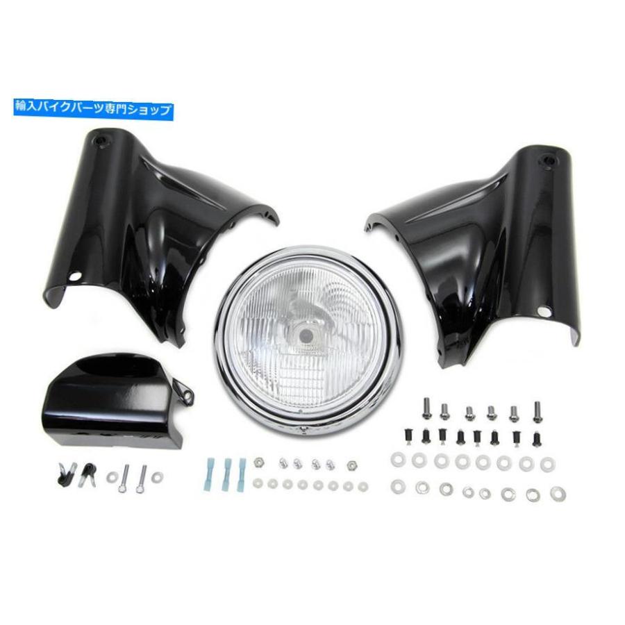 ヘッドライト 黒のヘッドランプカウルキット Black Headlamp Cowl Kit