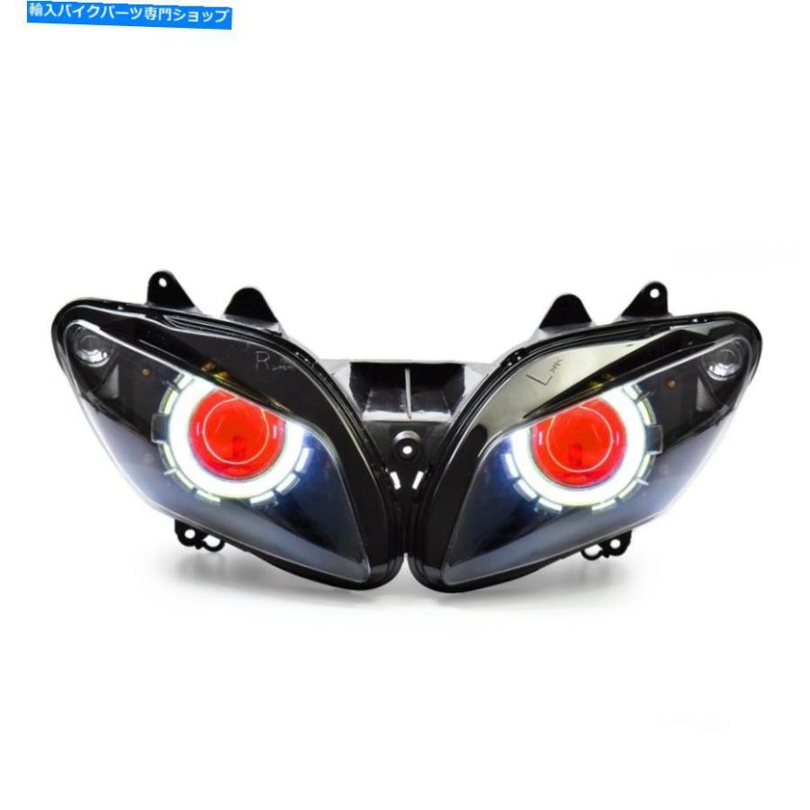 ヘッドライト ヤマハYZF R1 2002-2003赤の悪魔の目のためのKT LEDの