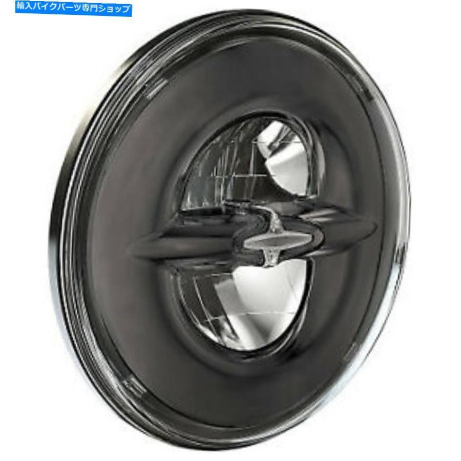 ヘッドライト ドラッグスペシャリ7 \"99-13ドレッサーブラックのためのリフレクタスタイルLEDヘッドランプ Drag Specialties 7\" Reflector-Style LED H
