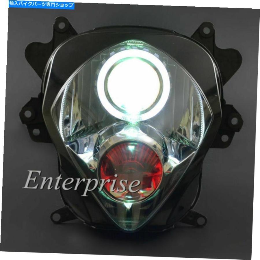ヘッドライト ヘッドライトセットHIDライト鈴木K7 GSXR1000 GSX-R1000 2007 2008のための赤い悪魔の目 Headlight Set HID light Red Demon Eye for Su