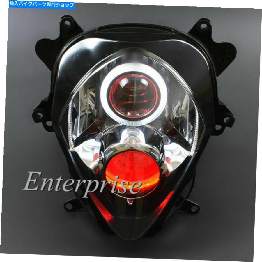 ヘッドライト ヘッドライトセットHIDライト鈴木K7 GSXR1000 GSX-R1000 2007 2008のための赤い悪魔の目 Headlight Set HID light Red Demon Eye for Suの画像