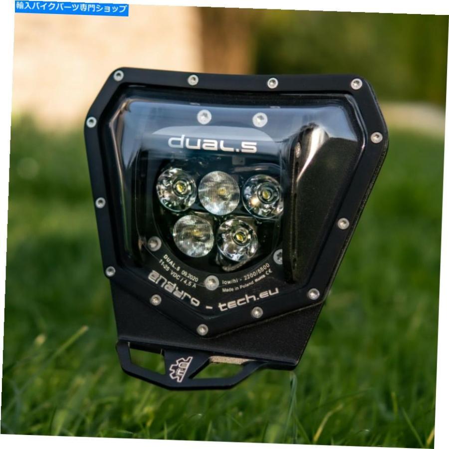 前照灯 LED前照灯KTM 125-500CC EXC-F / XC / XC-F 2/4打つこと2014-2021黒いこと LED HEADLIGHT KTM 125-500竓 EXC EXC-F/XC/XC-F 2/4 自動車-車、バイク、自転車