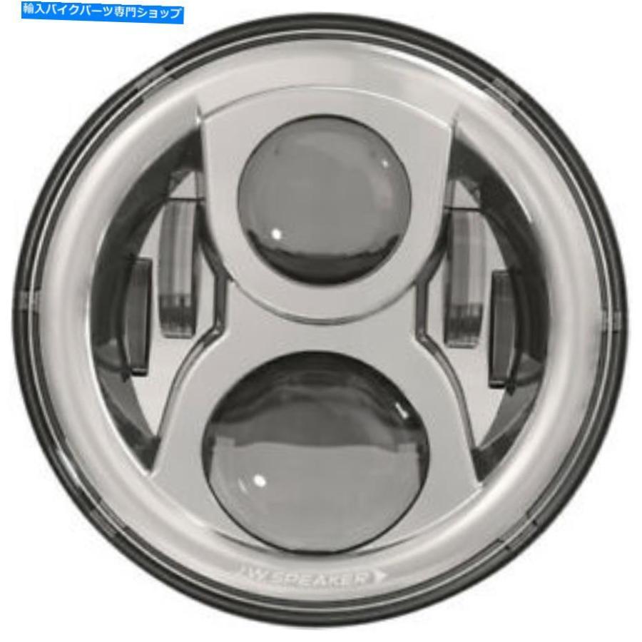 ヘッドライト jスピーカー0554991 8700 EVO 2デュアルバーンヘッドライトマウントリング - クロム J.W. Speaker 0554991 8700 EVO 2 Dual Burn Headli