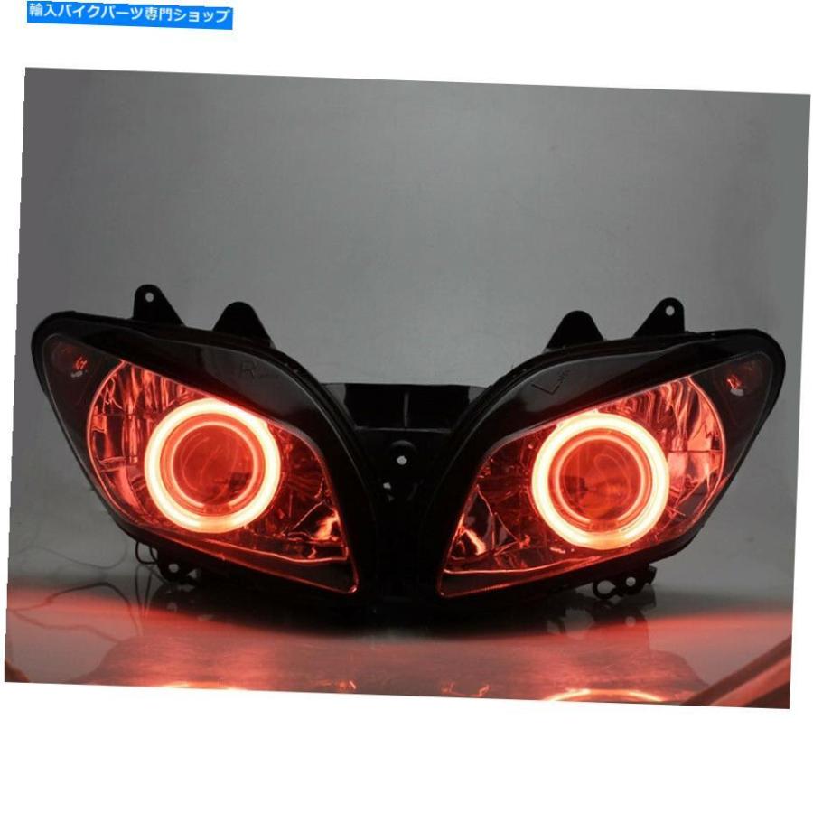 ヘッドライト ヤマハYZF R1 00~2001のための赤天使の目のプロジェクターの隠されたヘッドライト Red Angel Eyes Projector HID Fully Assembly Headli