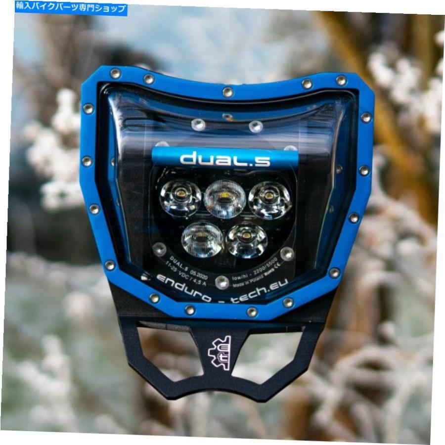 前照灯 Dual.5 LEDヘッドライトブルーハウスバルナ501 300 450 250 125 Enduro 2014-2016 Dual.5 LED HEADLIGHT BLUE HUSQVARNA 501 300 450 25 車、バイク、自転車-その他ライト