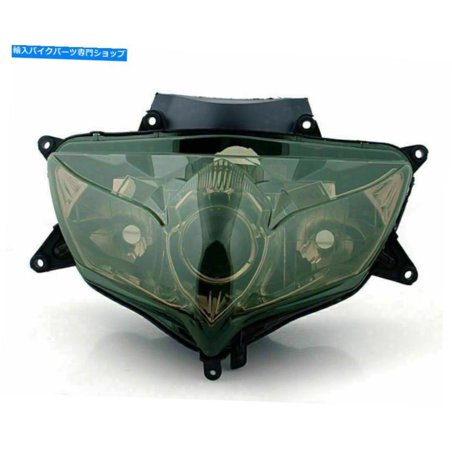 ヘッドライト モトスモークフロントヘッドライトヘッドランプアセンブリフィットスズキ750 2008-2010 K8 GZ Moto Smoke Front Headlight Headlamp Ass