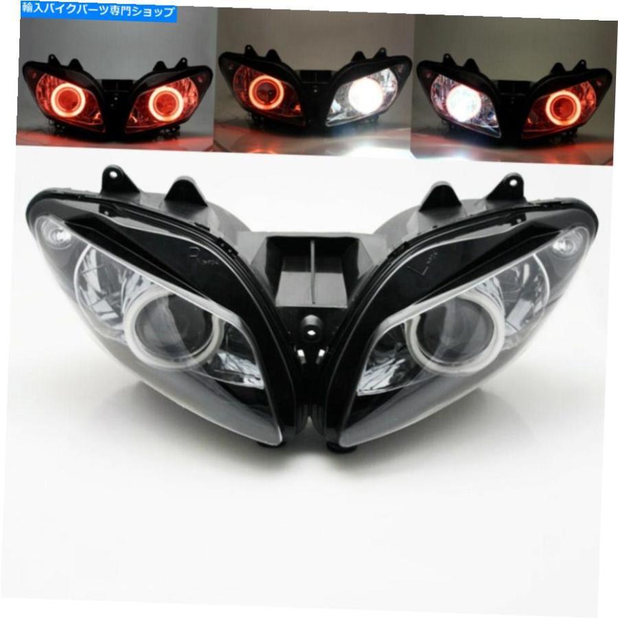 ヘッドライト ヤマハYZF R1 2002-2003のためのプロジェクターのHIDのヘッドライトアセンブリの赤い天使の目のランプ Projector HID Headlight Assembl