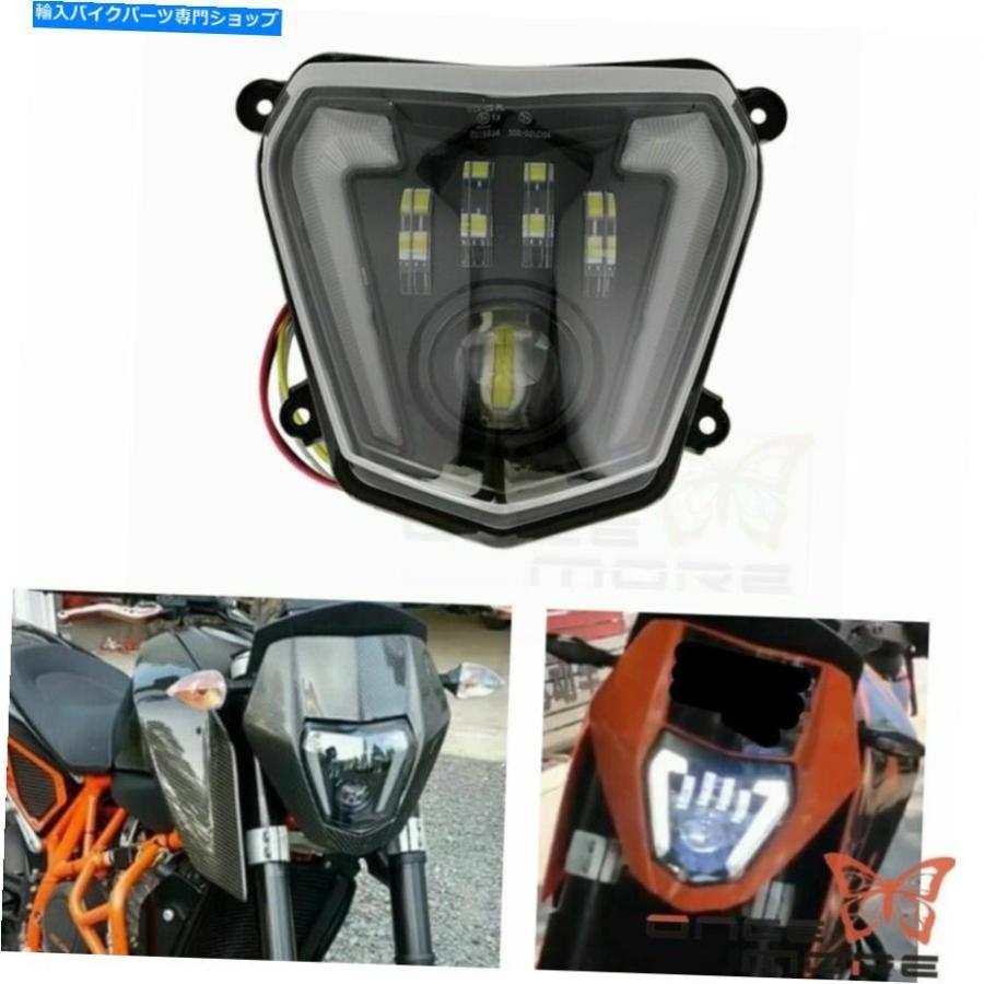 ヘッドライト 690 2012-19 690R 13-17 12V LED DRLヘッドライトヘッドランプアセンブリキット For 690 2012-19 690R 13-17 12V LED DRL Headlight Hea