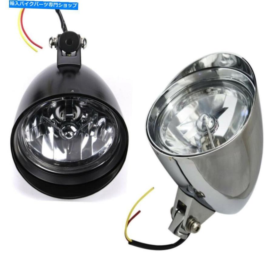 ヘッドライト 12V 6 \"ヘッドランプヘッドライト信号Dynaチョッパー汚れ自転車の光 12V 6\"" Head Lamp Headlight Signal turn light for Dyna Chopper D"