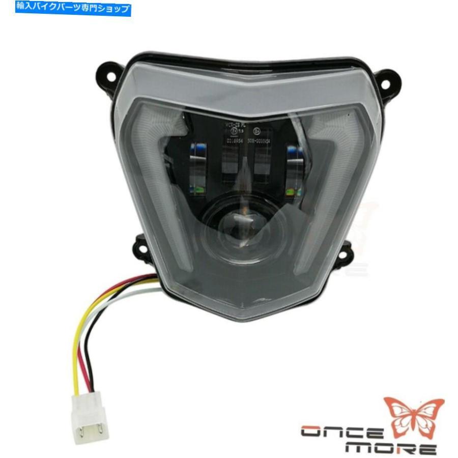 ヘッドライト 690 2012-19 690R 13-17 12V LED DRLヘッドライトヘッドランプアセンブリキット For 690 2012-19 690R 13-17 12V LED DRL Headlight Heaの画像