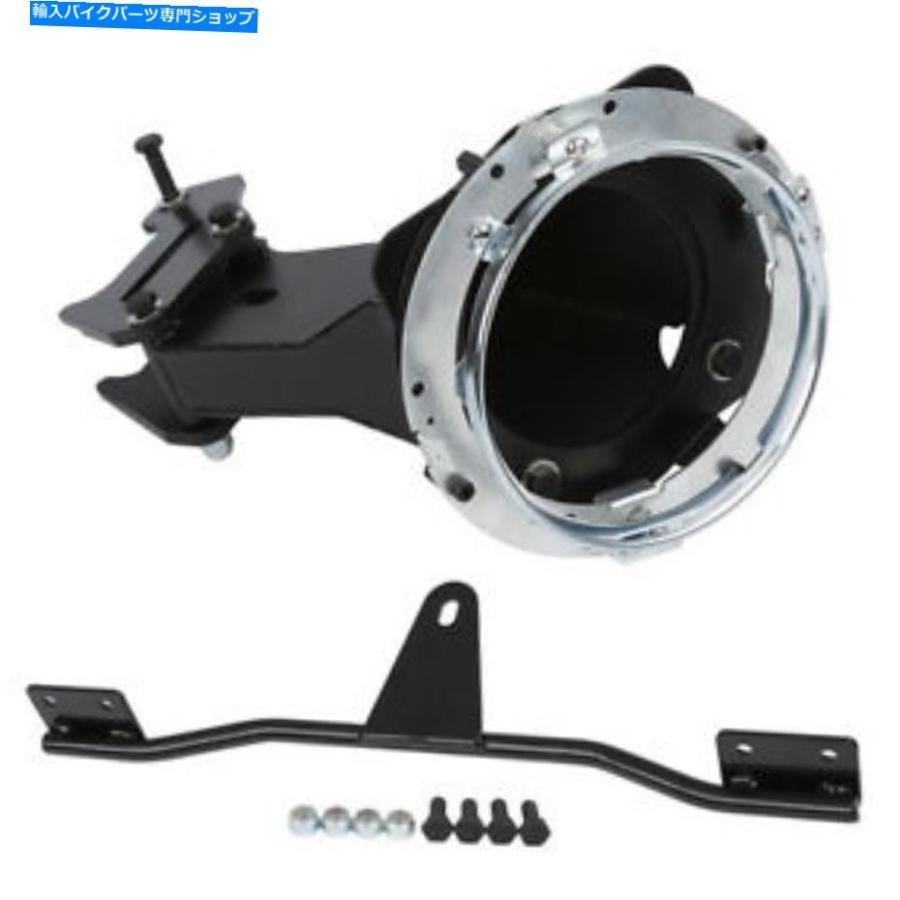 ヘッドライト フェアリングヘッドライトリングマウントキットフィットハーレーローライダーFXDL / I 06-09 16-17 Fairing Headlight Ring Mounting Kiの画像