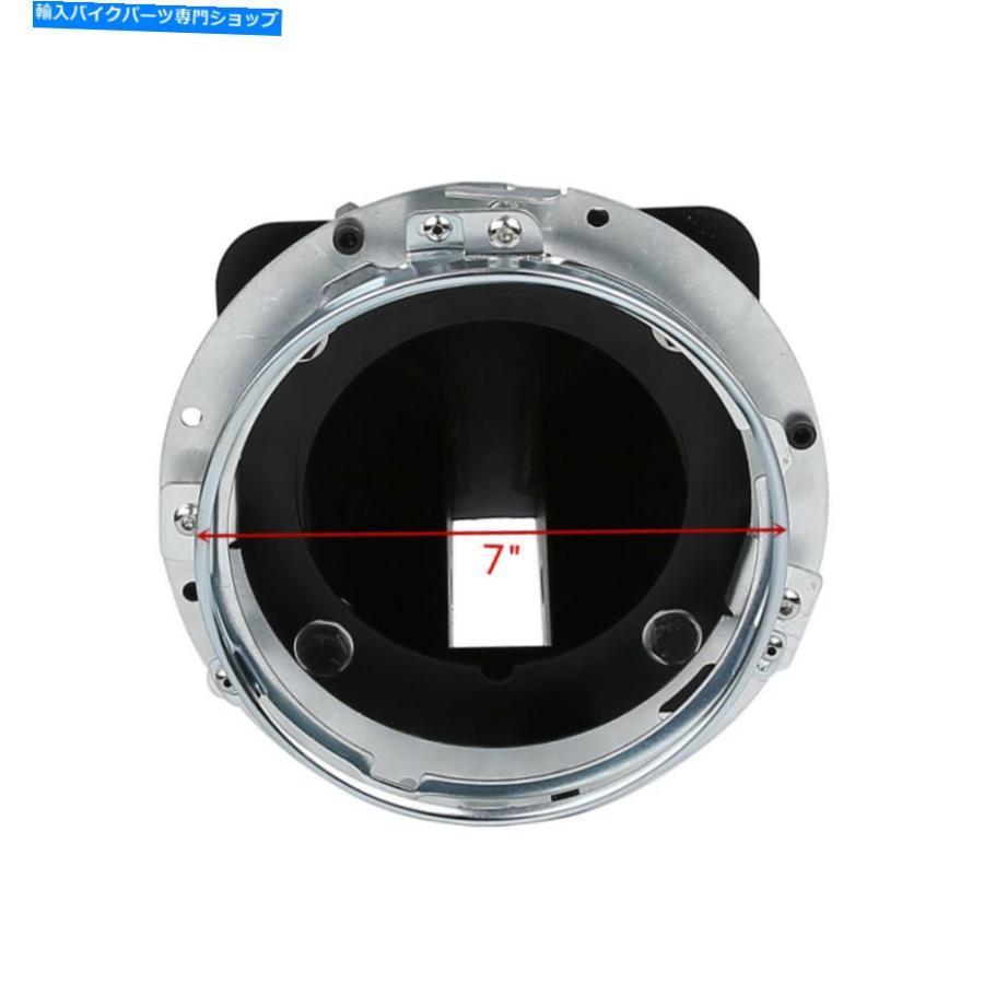 ヘッドライト フェアリングヘッドライトリングマウントキットフィットハーレーローライダーFXDL / I 06-09 16-17 Fairing Headlight Ring Mounting Kiの画像