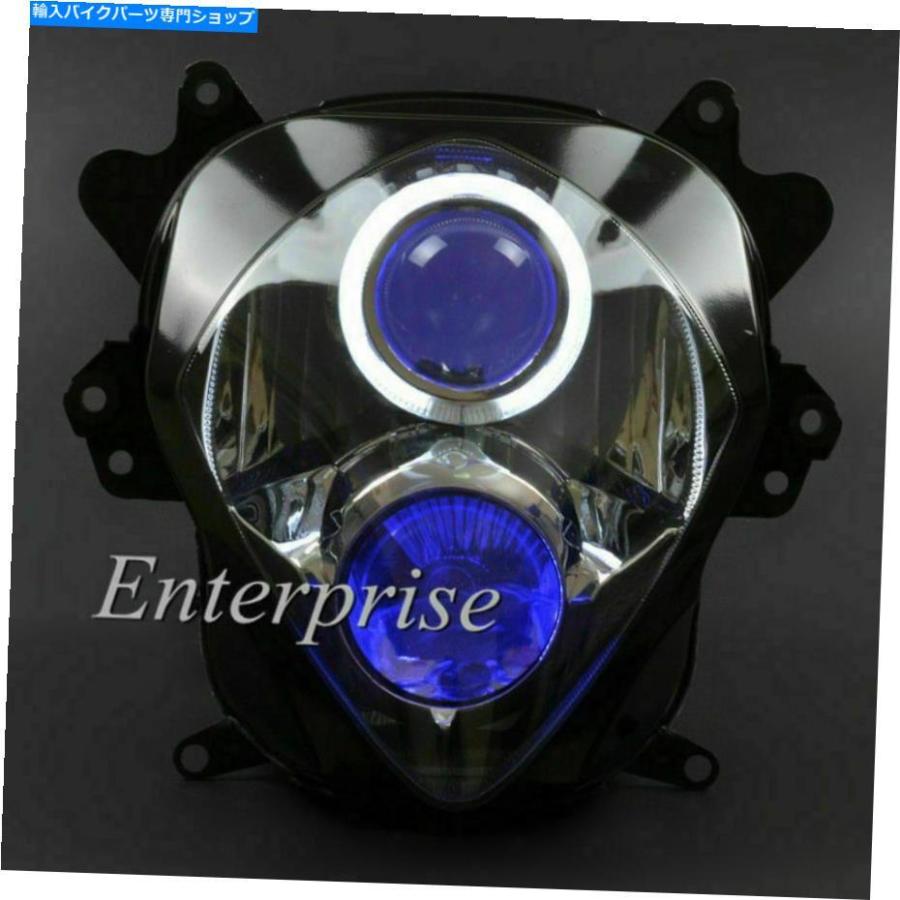 ヘッドライト 鈴木K7 GSXR 1000 07-08のためのHalo Angel Blue Demonの目 Assembly Headlight HID Halo Angel Blue Demon Eyes for Suzuki K7 GSXR100の画像