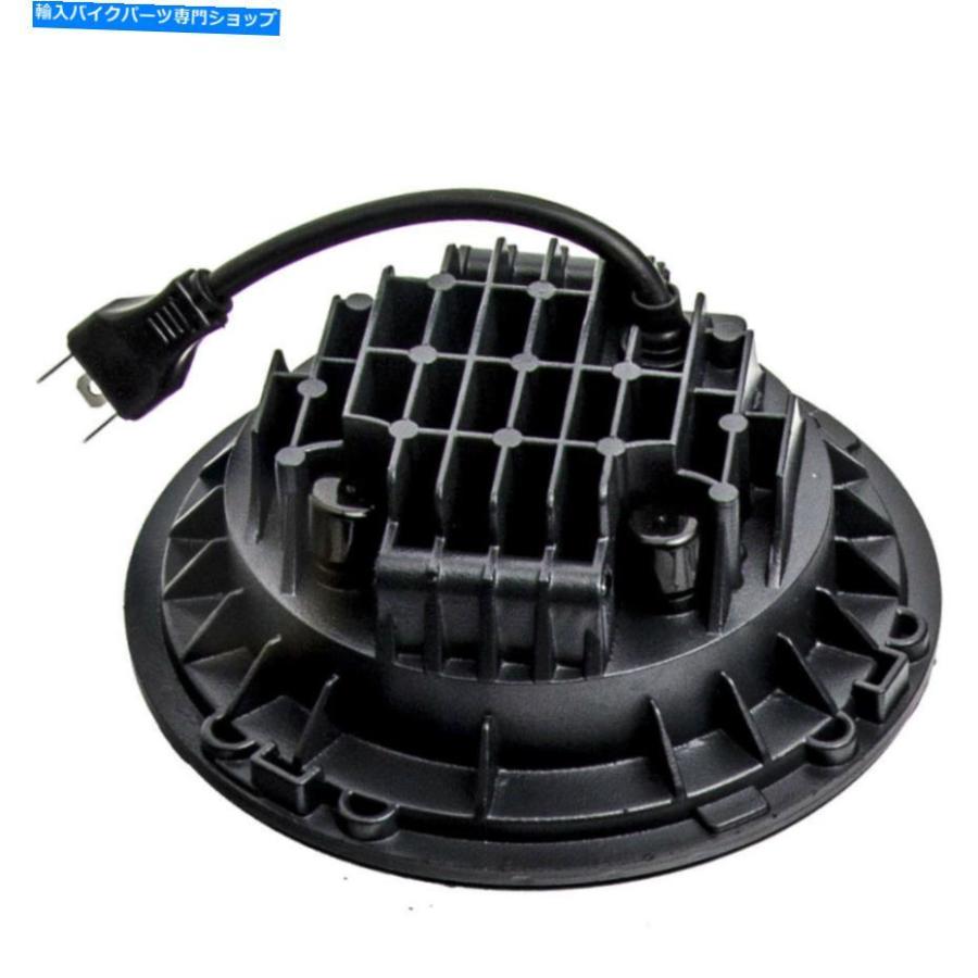 ヘッドライト 7 \"LEDプロジェクターのデイメーカーヘッドライト+ + harley davidsonのためのライトを通す 7\"" LED Projector Daymaker Headlight + Pas"_2