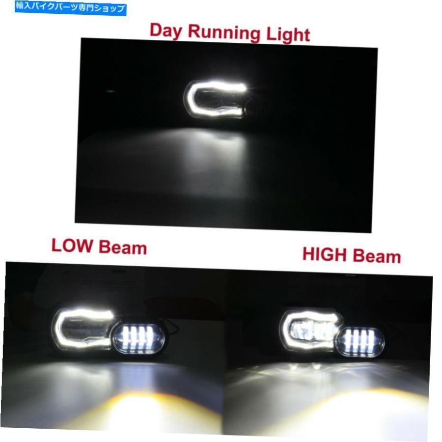 ヘッドライト CPOWACE LEDヘッドライトアセンブリとAngel Eye（DRL）FOT BMW F800GS ADV＆F800R CPOWACE LED Headlight Assembly With Angel Eye(DRL)の画像