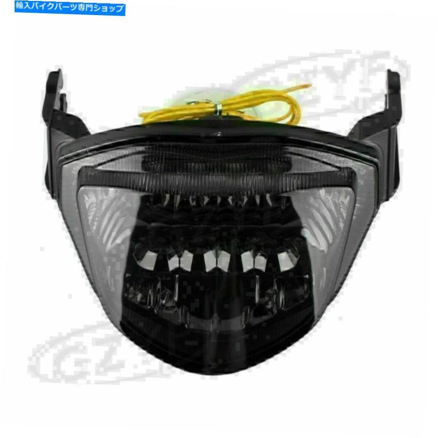 テールライト モトLEDブレーキテールライトW /スズキGSXR 1000 2006 2006 Moto LED Brake Tail Light w/ Turn Signals Black For Suzuki GSXR 1000 20
